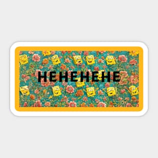 sponge bob laugh Sticker